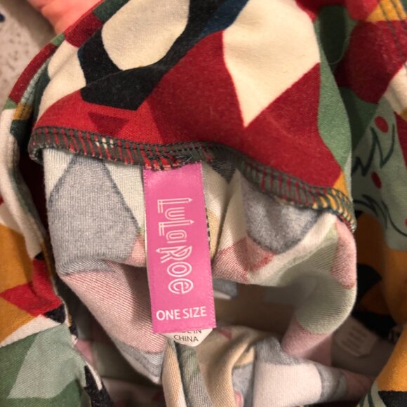 Lularoe One Size CHRISTMAS Leggings - Picture 2 of 3